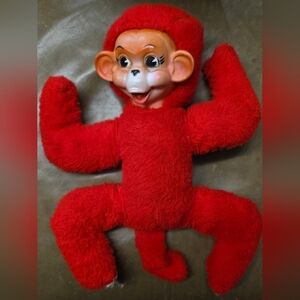 Vintage 1950's Rubber Face Monkey